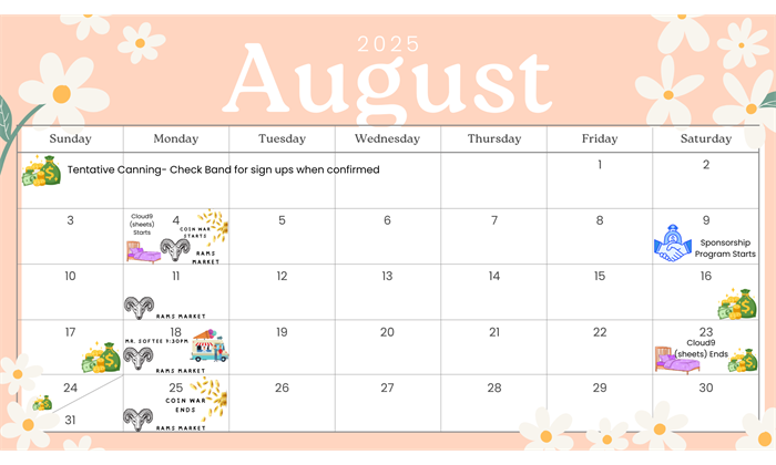 August Fundraising